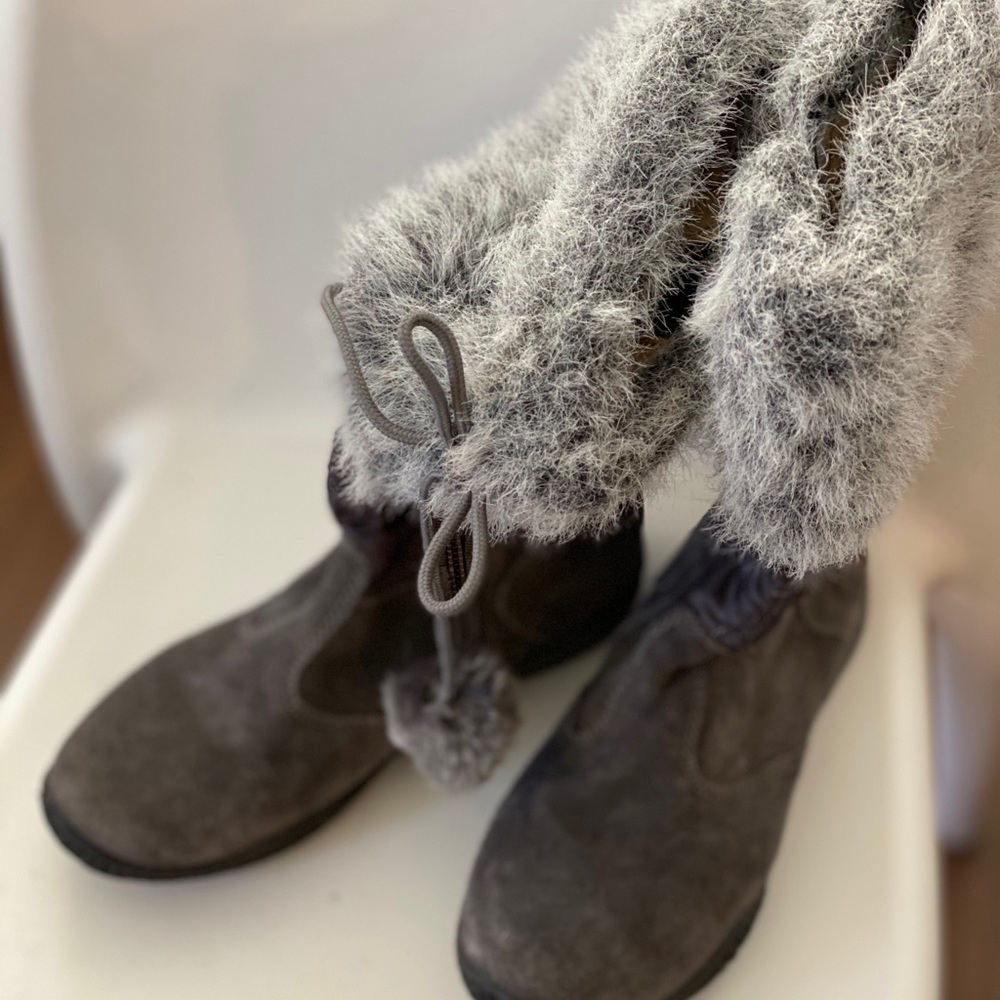 Naturino Gray Suede Boots size 31